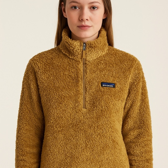 Patagonia Jackets & Blazers - Patagonia Brown Fleece Half-Zip Pullover size large